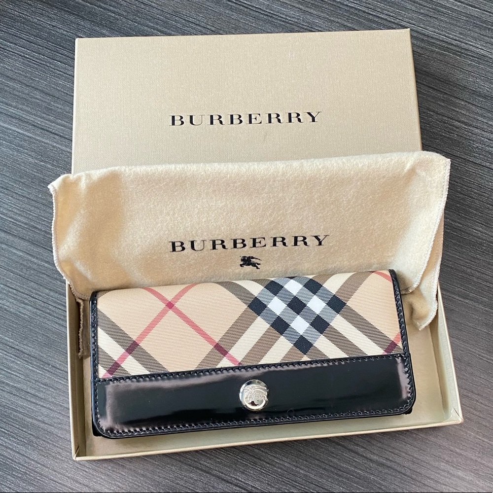 Burberry classic check wallet NEW